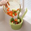 Sink Hanging Strainer Basket Detachable Openable Bottom Cover Kitchen Garbage Filter Multifunctional Quickly Drain