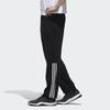 Adidas Knit Straight-Leg Track Pants Men Bottoms Black DW4613