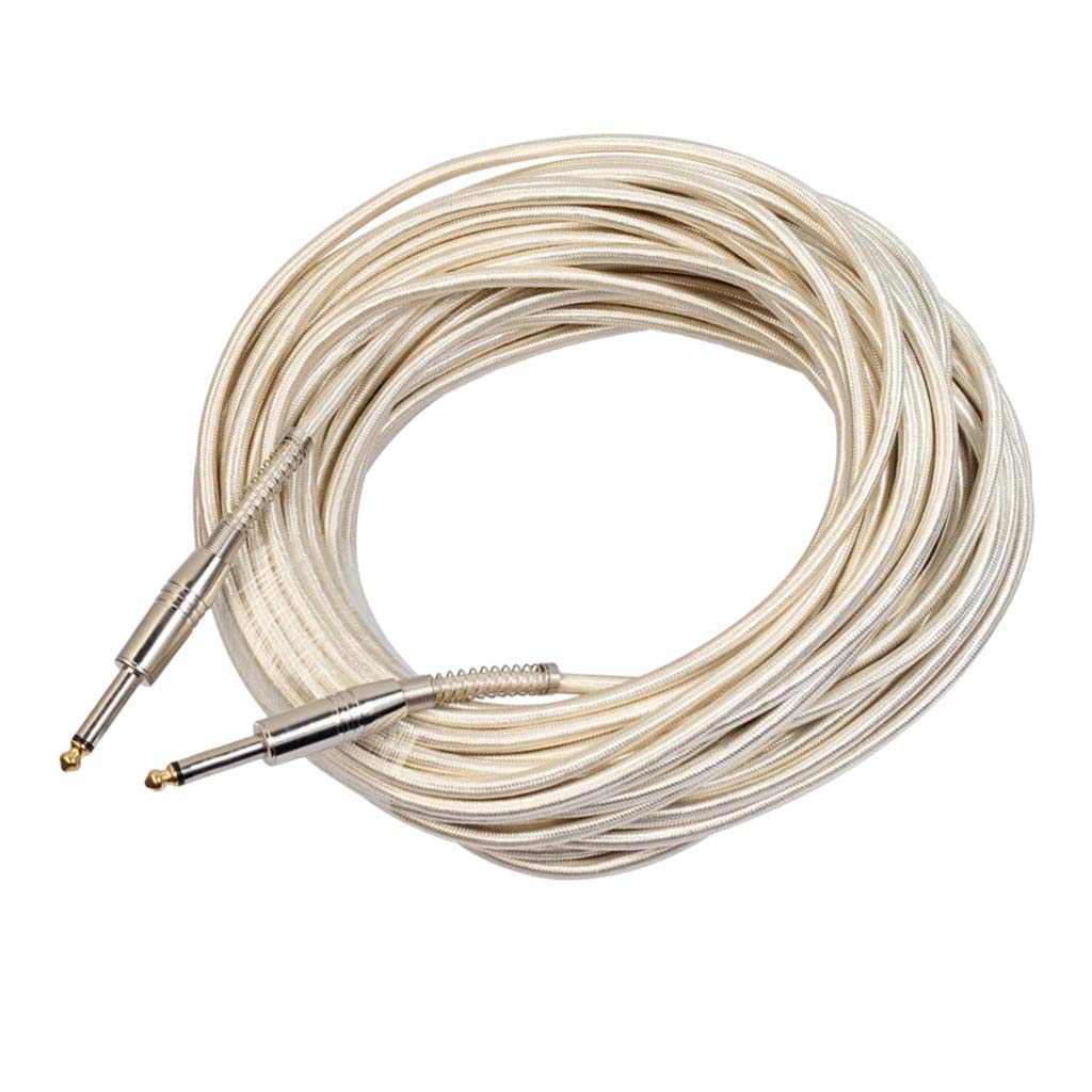 

6.35mm Jack Male to Male Audio Cable for Guitar, 6 Sizes, 20m