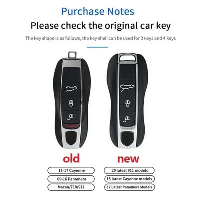 For Porsche Cayenne 718 MACAN Panamera 911 Macan Boxster Cayman Replacement Shell Remote Car Key Case Replace Cover Accessories