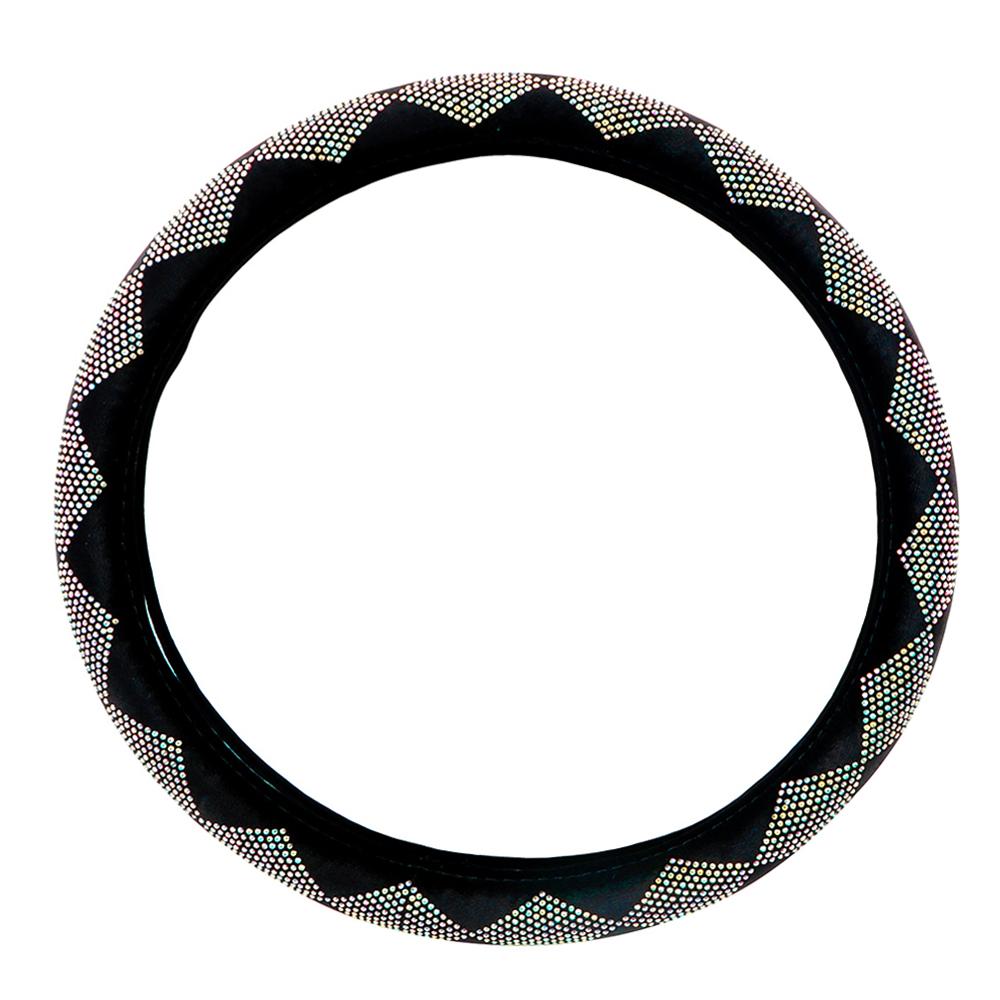 

Противоскользящие чехлы на руль автомобиля, цветные стразы, 38 см, универсальные Multicolored