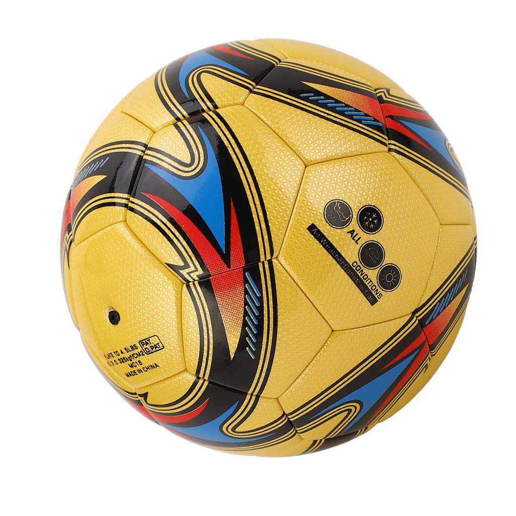 Soccer Ball Size 5 PU Soccer Football Wear Resistant Soft Touch Sports Ball for Game Matches Kids Adults