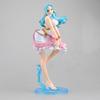 Girl Nefeltari Vivi Princess Blue Long Haired Dress Ver. PVC Action Figures  Vivi Nami Luffy Collectibles Model Toys