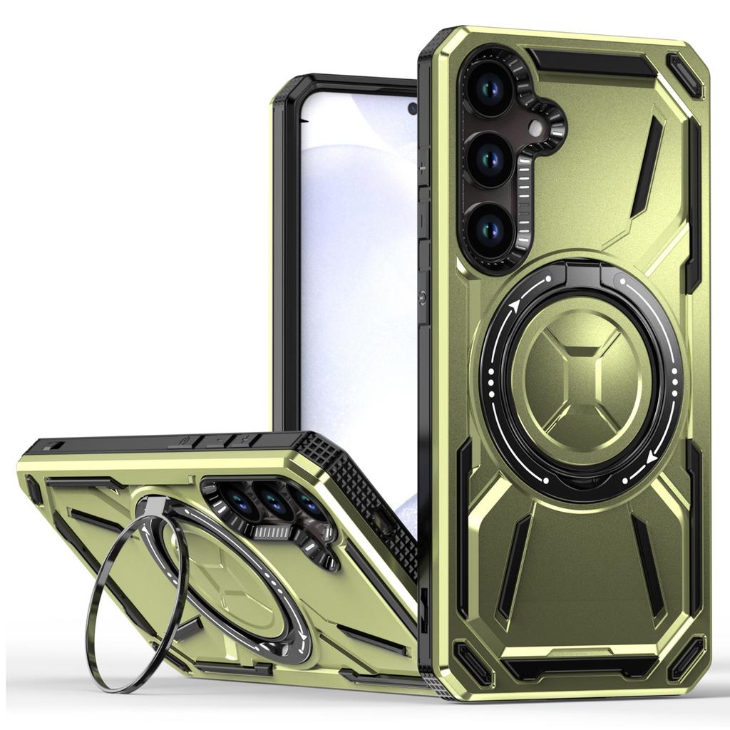 For Samsung Galaxy S24+ Case Kickstand Hybrid Magnetic Phone Cover