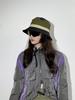 Quick drying color blocked fisherman hat new basin hat outdoor hiking sun hat women's summer sun protection hiking camping hat