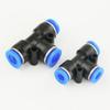 PE T-type Pneumatic Quick-connect Tee Connector 4-12 Mm