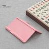 Mahjong Card Storage Rack Holder for Table, Under-Mat Slide-in Stand, 3D Printed Angled Viewing Display American Low Profile
