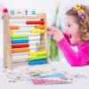 Children's Montessori Wooden Abacus Frame for Elementary Math Education