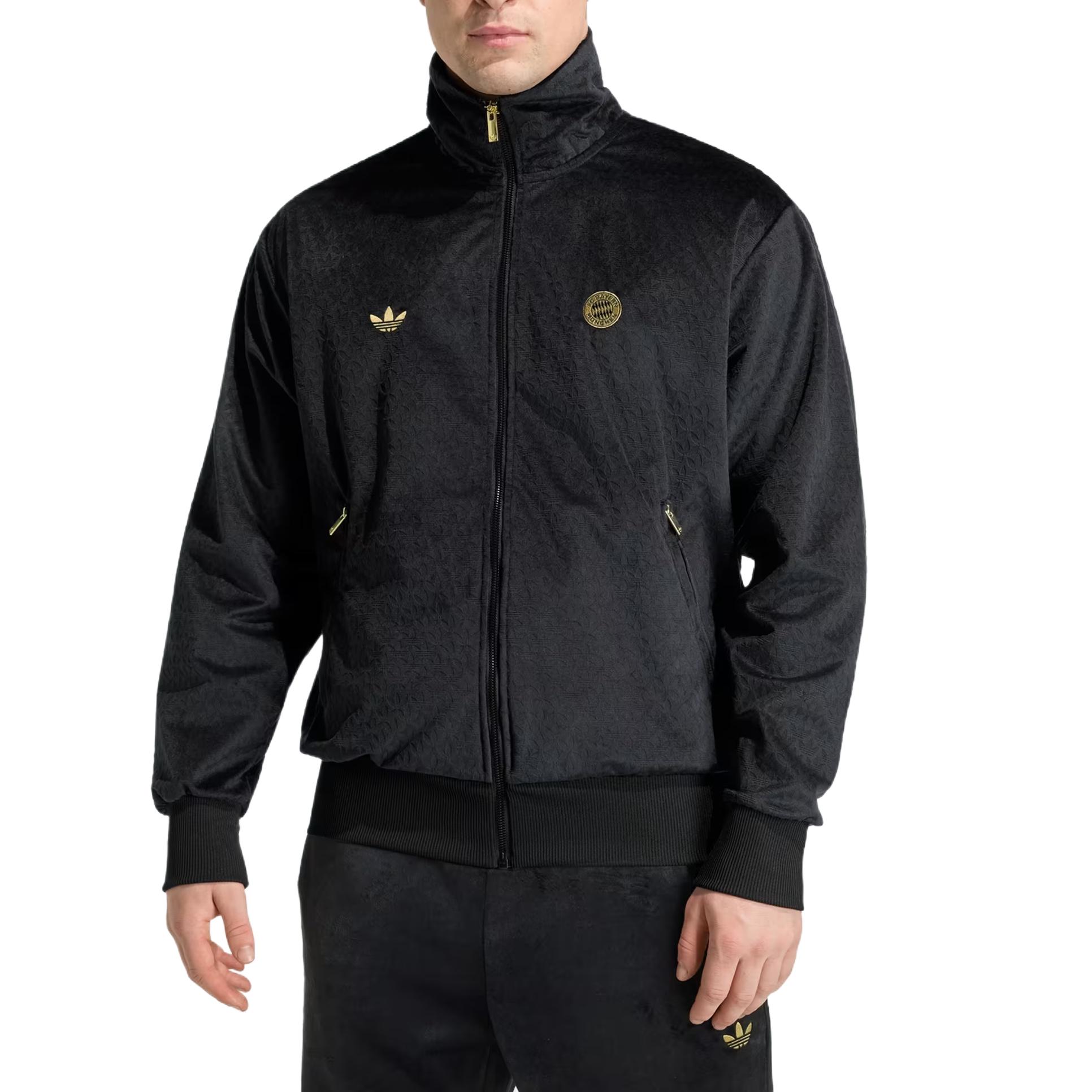 Adidas Originals Bayern Munich Solid Color Zip Jacket Men Jacket JZ9951 2XL