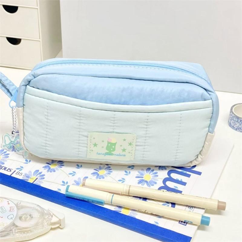Unique Design Canvas Pen Holder With Multiple Pockets Waterproof School Essential Organizers For Students Professionals