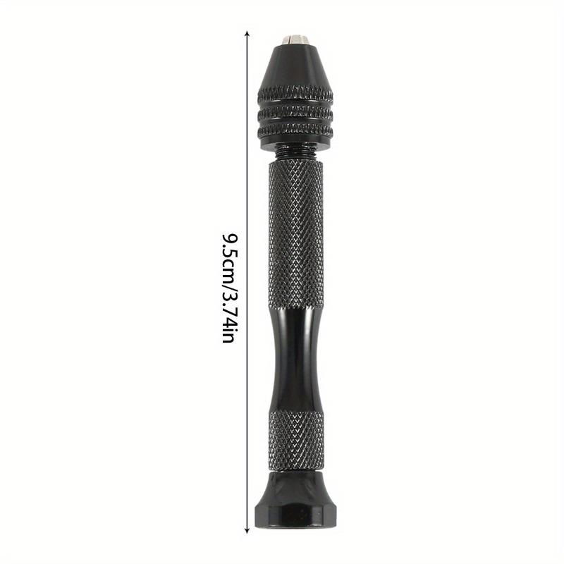 49pcs/set 0.2-3.4mm Hand Drill Set Mini Aluminum Hand Drill Bit Jewelry Craft Manual Drill Woodworking Tools Drill Bit Drilling.