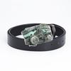 American Farm Tractor Leather Belt Buckle - Original Glazed Finish