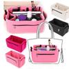 Make Up Organizer Felt Cloth Handbag Organizer Insert Bag Travel Inner Purse Portable Cosmetic Bags Fits Speedy Neverfull