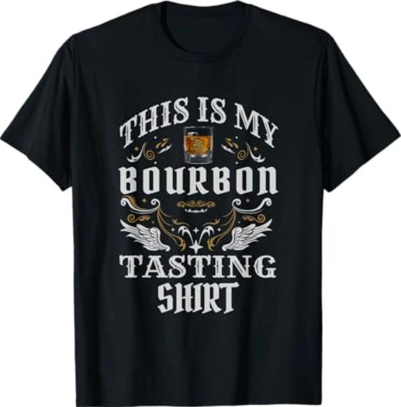 Funny Whiskey This is My Bourbon Tasting T-Shirt 3XL