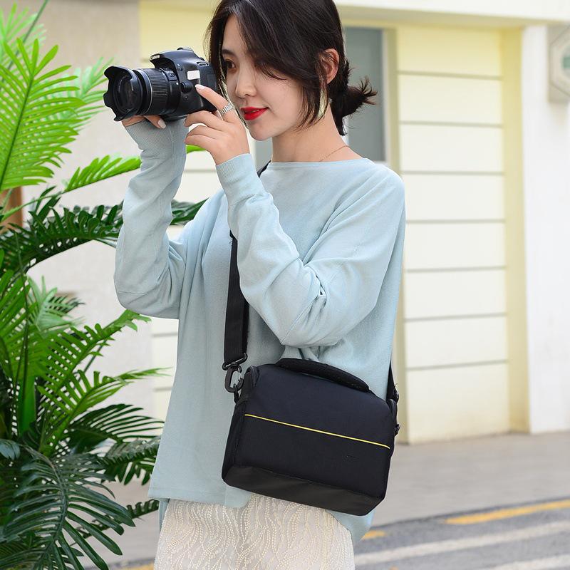 SLR Single Shoulder Camera and Photography Bag with Storage Compartments
