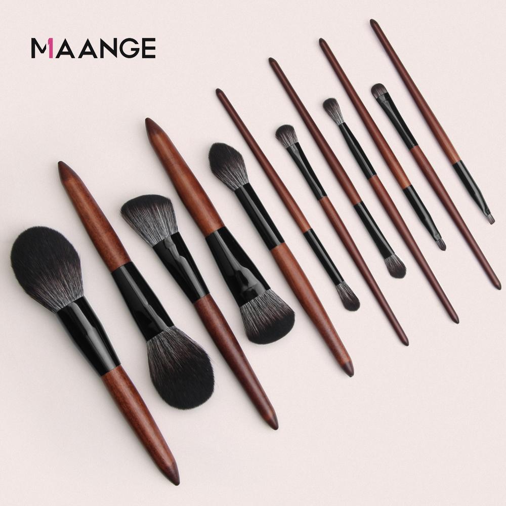 

Pro 12 шт. набор кистей для макияжа, пудра, основа для растушевки теней для век, кисти для макияжа для лица, инструменты