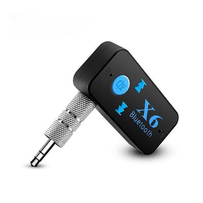 Bluetooth 5.0 Receivers Car Kit with Mic Music Wireless Adapter A2DP 3.5mm Stereo Audio For Phones