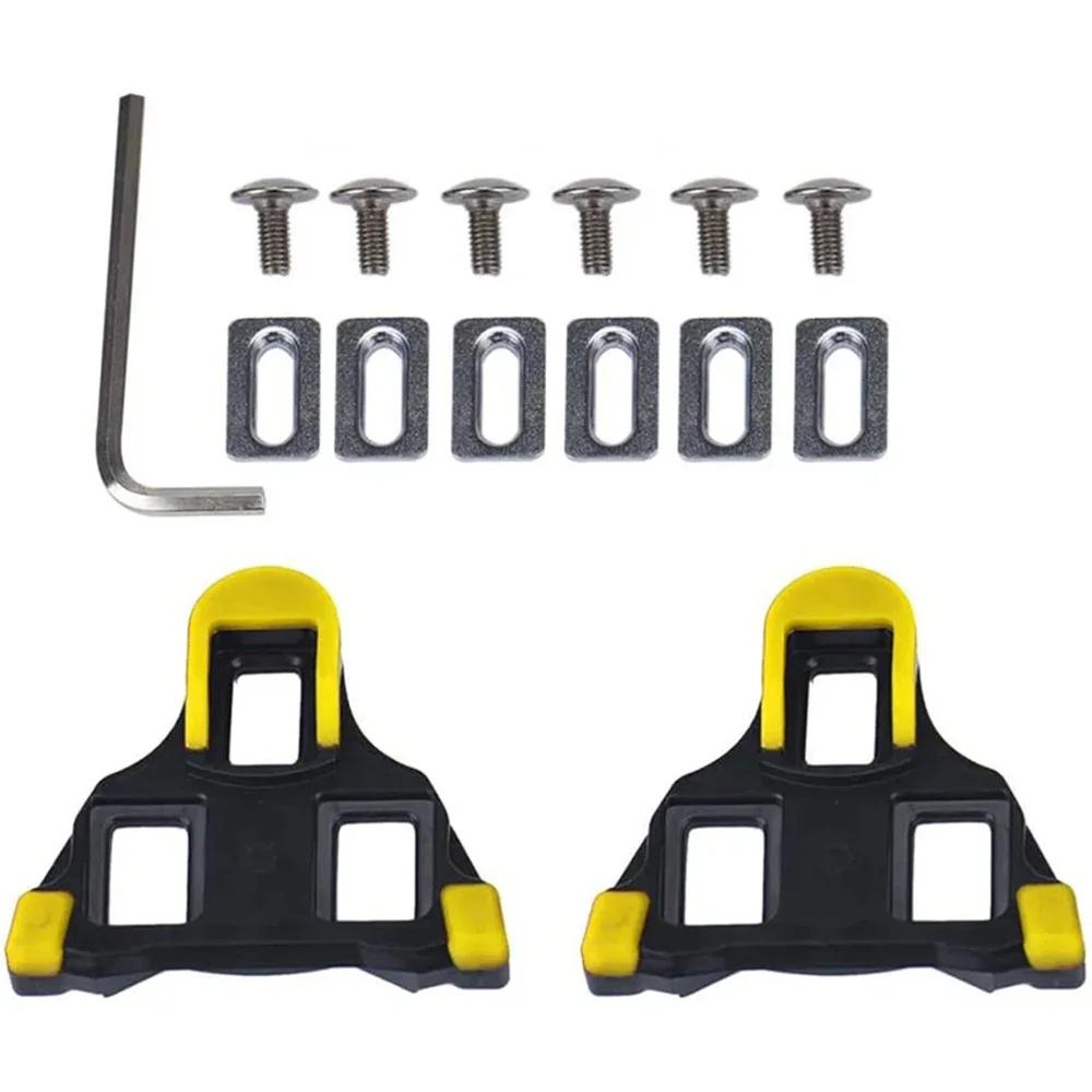 Road Bike Pedal Cleat SPD SL Bicycle Pedals Plate Clip Self-locking for SHIMANO Float Pedal Cleats Cycling Shoes Bike Accessory