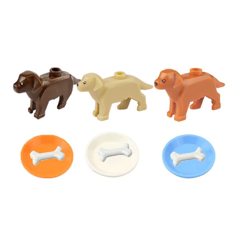 MOC Urban Zoo Model Farm Scene Building Block Accessories Owl Sheep Wolf Pig Flamingo Elephant Camel Children Brick Toy Gift R69