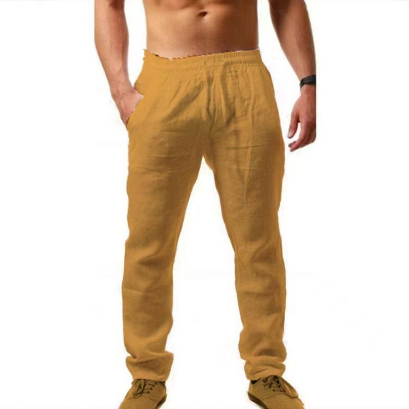

VEZFAA Women s Fashion Casual Solid Color Print High Waist Trousers Pants & Capris XXXXXL жовтий