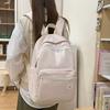 Student Schultasche Einfarbig Damen Rucksack College-Stil Große Kapazität Rucksack