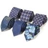 Rael Blue Series Tie 8Cm Polyester Silk Business Suit Jacquard Tie Bulk Tie