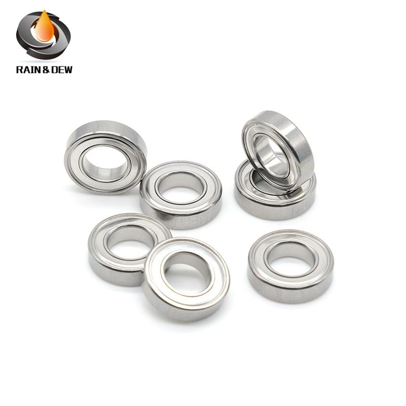 10Pcs S6700ZZ Stainless Steel Bearing 10x15x4 mm 6700ZZ Bearing ABEC-7 Thin Section 6700 Z ZZ Ball Bearings