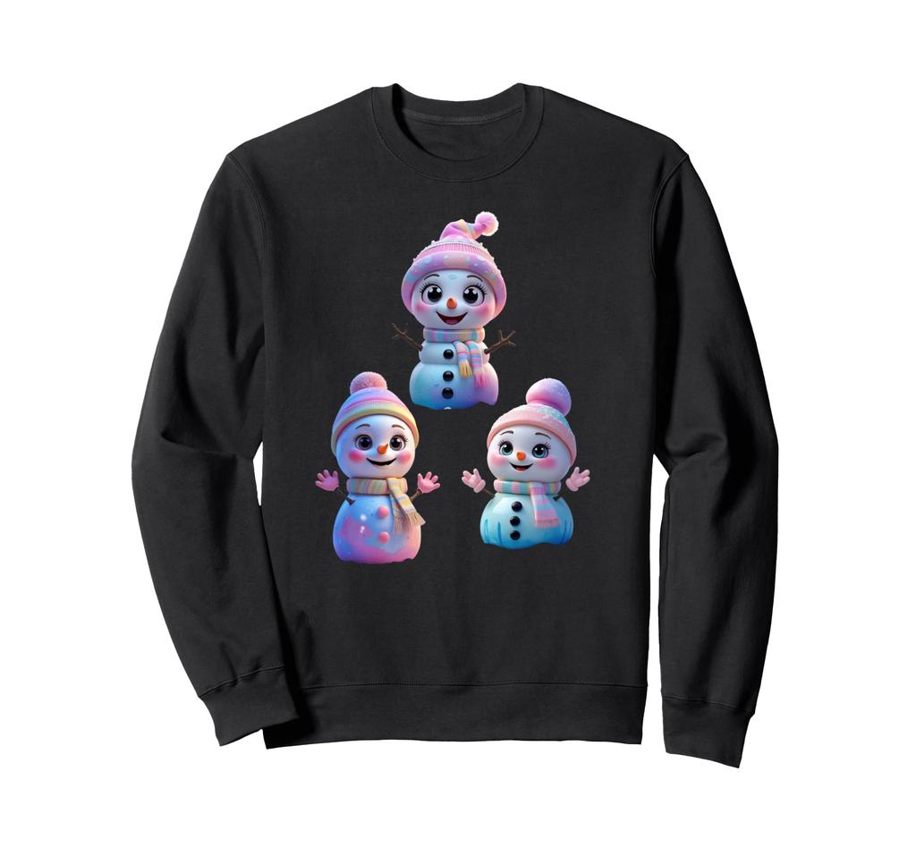 Cute Snowman Funny Unisex Design and Sweatshirt Men's Women's T-Shirt