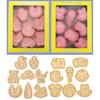 16PCS Babies Series Biscuit Moulds PP Material Push-type Frosting Cookie Molds
