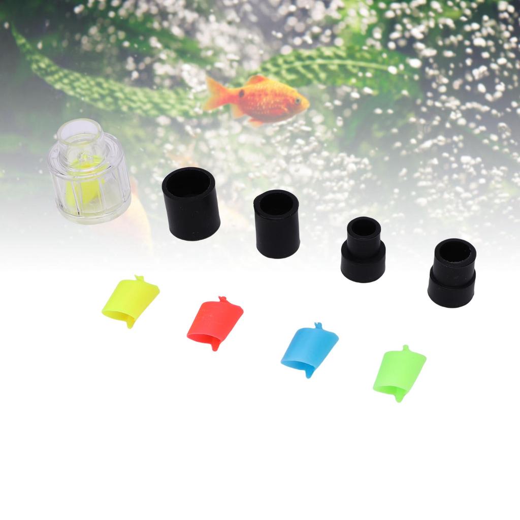 Aquarium Maker Water Outlet Luminous Design Fish Making Head with 4 Cores Adapter Pipes for Aquarium Pipe Fittings