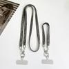 Mobile Phone Lanyard Crossbody for Women, Fashionable Flash Diamond Wide Strap, Long Outdoor Phone Case with Side Back Option