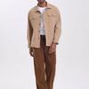 Men's Corduroy Double Pleated Straight Leg Dress Pants Relaxed Fit Comfortable Casual Trousers Fall Winter