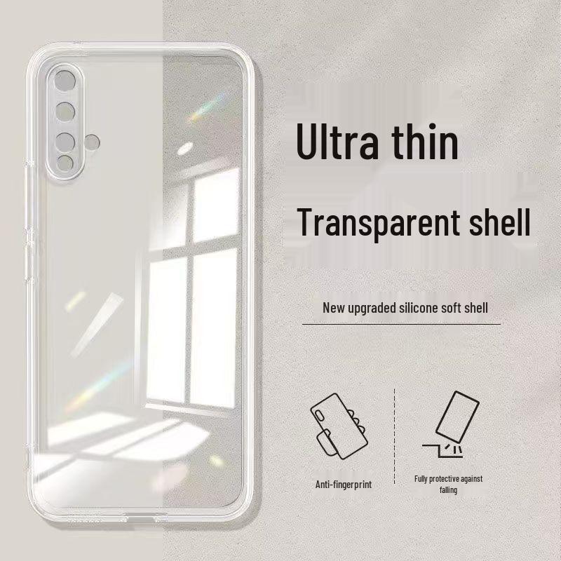 Huawei Nova5 Case: Simple Solid Color Liquid Full Coverage Drop Protection, Straight Edge Soft Design