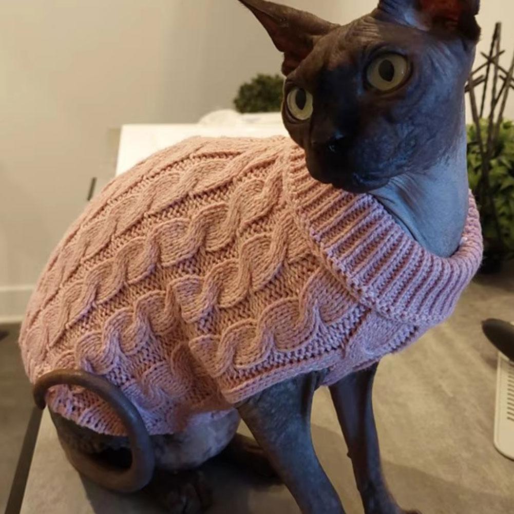 Pet Clothes Sweater Fashion Autumn Winter Warm Dog Sweater Knitted Coat Knitwear for Small Puppy Yorkshire Clothing
