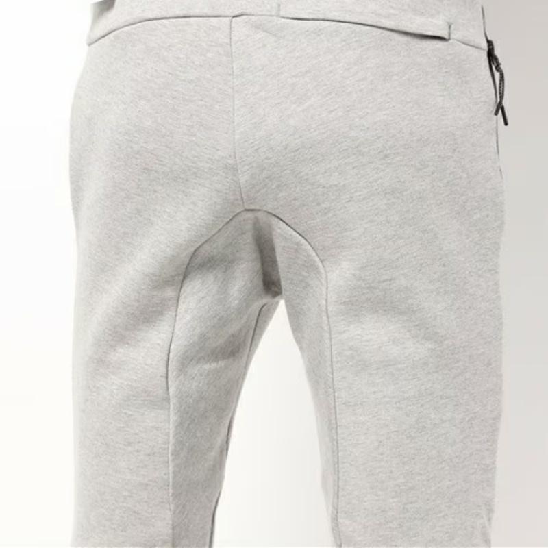 Nike Einfarbige Kordelzug Logo Strick Sporthose Herren Unterteile Grau Schwarz 545344-065