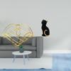 Weighted Arm Napkin Dispenser And Resin Cat Figurine for Table Storage Hotel Bar Dinning Cafe