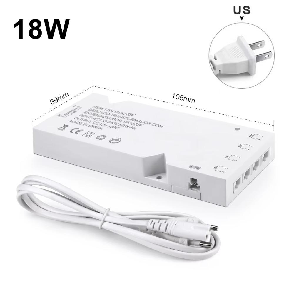 

New DC12V LED Lighting Transformer 110-250V Port Power Supply Adapter DIY 2A 3A 5A 8A LED Strip Driver for Integrated Lighting