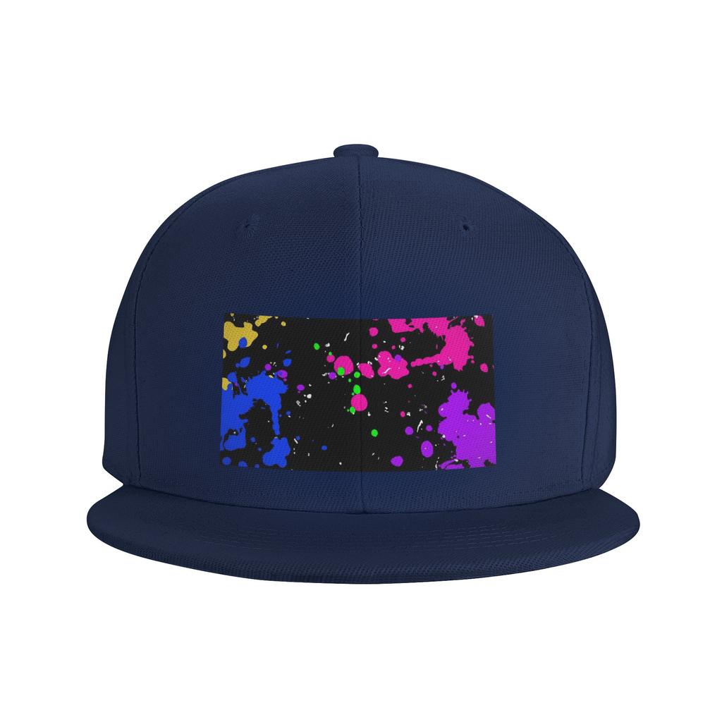 Colorful Graffiti Splatter Print Baseball Caps Snapback Fashion Baseball Hats Breathable Casual Casquette Outdoor for Unisex