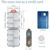 1pc 10-compartment Pill Case Portable Travel Pill Organizer Pocket Pill Box Dispenser Vitamin Fish Oil Medicine Box