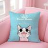 C-Chi's Sweet Home Cushion Cover Home & Car Multi-Scene Pillow Cover - Reversible, Soft & Durable for Daily Use