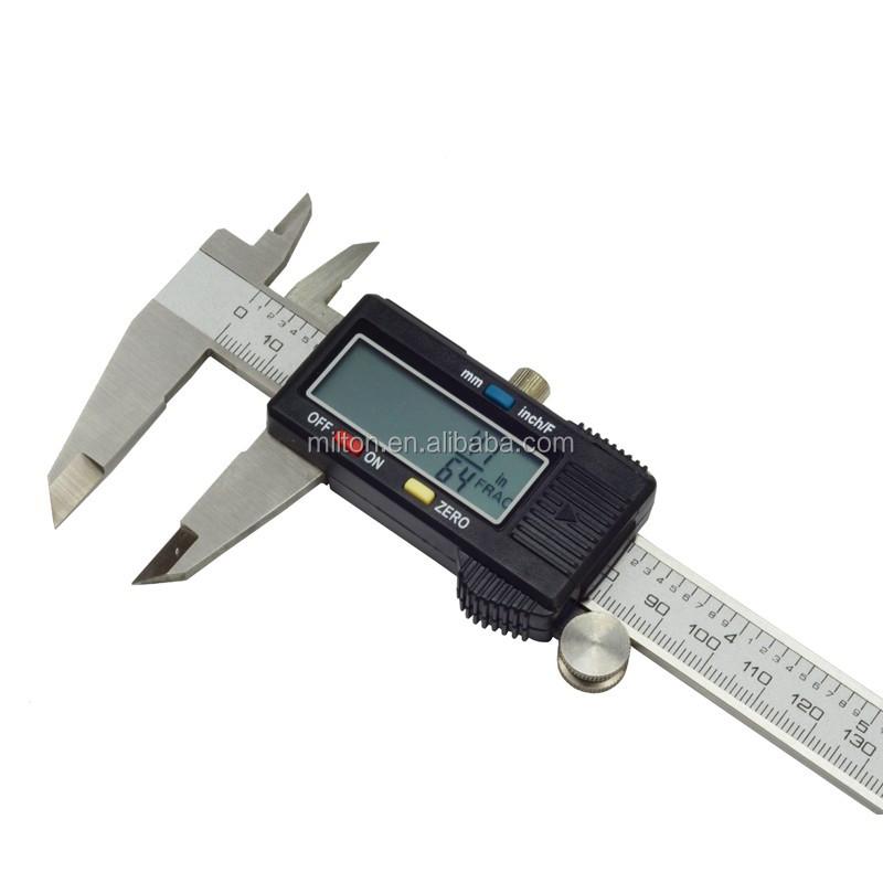 FRACTION DISPLAY DIGITAL CALIPER Inch Metric and Fraction Display Electronic Caliper