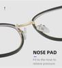 Xiaohongshu TR90 Fashion Trend Women's Large Frame Anti-Blue Light Glasses