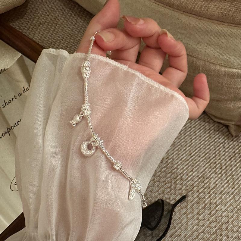 Sterling Silber 925 Kugel-Kürbis Verstellbares Armband - Perfektes Geschenk für die beste Freundin