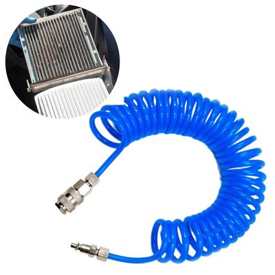 Industrial Air Blow Gun with Spiral Hose Air Flow Nozzle and Steel Extension Pneumatic Air Compressor Tool