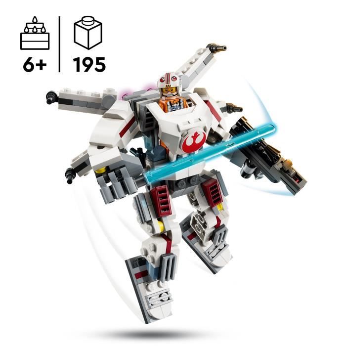 Lego® star wars 75390 le robot x-wing de luke skywalker jouet de construction pour enfants