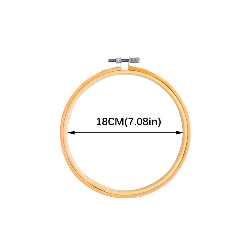 Dia 8-40cm Embroidery Hoops Frame Kit Bamboo Embroidery Hoop Rings For DIY Sewing Cross Stitch Needle Craft Tool Festival Decor
