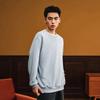 Anta Casual Fashion Trendy Sports Training Couple Knitted Sweatshirt Men Sweatshirt Dusty-Blue 952538715-1