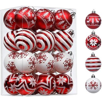 Weihnachtskugel Weihnachtsbaumschmuck Ornamente Kugelanhänger für Heimdeko Neujahr 2024 Navidad Anhängerkugel Zubehör
