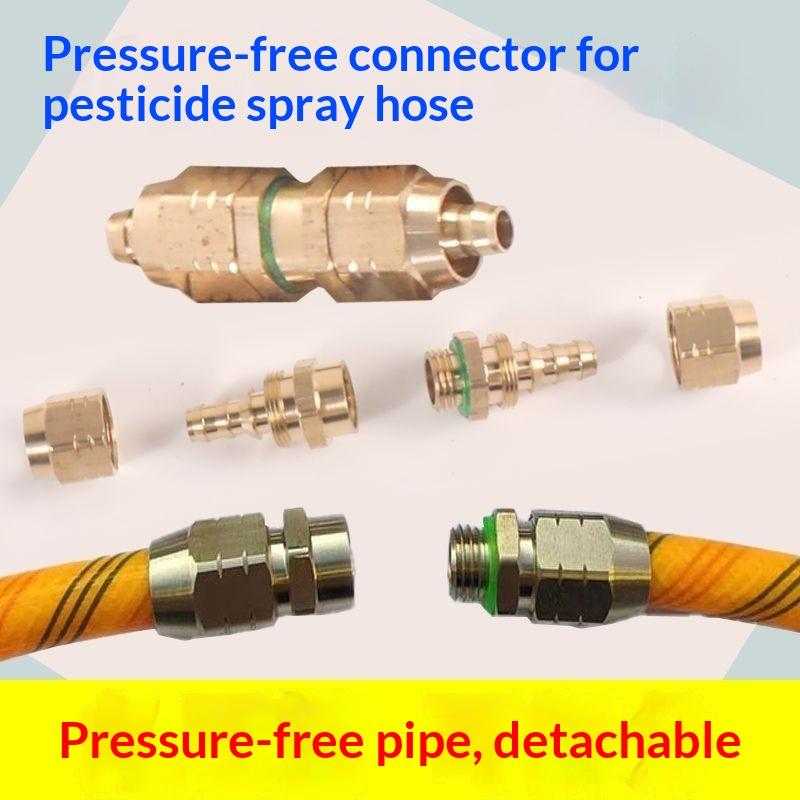 Spray Pipe Joint Non-Pressure Leakproof Quick Repair Connector for Home Garden Irrigation Spray Machine 1PC