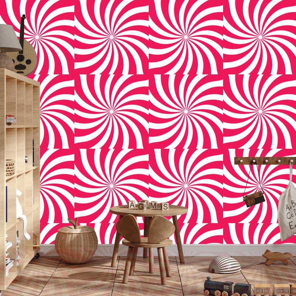 Hippie Rose Background Wallpaper for Living Room and Bedroom 50x1000
